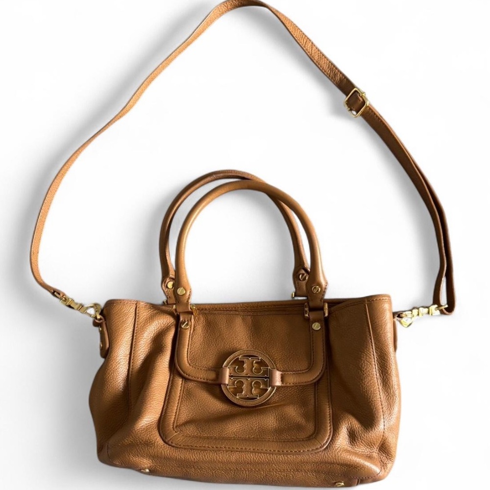 Tory Burch Tan Leather Shoulder Bag